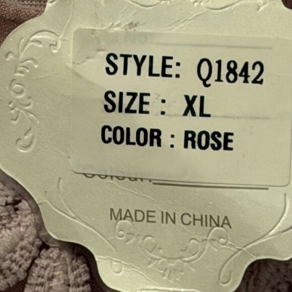 Simply Couture Blouse Sz XL Rose Lace Patchwork Tunic Top. NWT - Picture 5 of 12